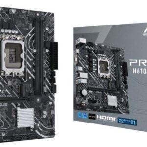 ASUS PRIME H610M-K D4 - Motherboard - micro ATX - LGA1700-Sockel - H610 Chipsatz - USB 3,2 Gen 2, USB 3,2 Gen 1 - Gigabit LAN - Onboard-Grafik (CPU erforderlich) - HD Audio (8-Kanal) (90MB1A10-M0EAY0)