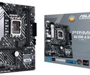 ASUS PRIME H610M-A D4-CSM - Motherboard - micro ATX - LGA1700-Sockel - H610 Chipsatz - USB 3.2 Gen 1, USB 3.2 Gen 2 - Gigabit LAN - Onboard-Grafik (CPU erforderlich) - HD Audio (8-Kanal)