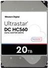 WD Ultrastar DC HC560 - Festplatte - verschlüsselt - 20TB - intern - 3.5" (8,9 cm) - SATA 6Gb/s - 7200 U/min - Puffer: 512MB - Self-Encrypting Drive (SED), TCG Enterprise (0F38754)