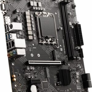MSI PRO H610M-G DDR4 - Motherboard - micro ATX - LGA1700-Sockel - H610 Chipsatz - USB 3,2 Gen 1 - Gigabit LAN - Onboard-Grafik (CPU erforderlich) - HD Audio (8-Kanal) (7D46-009R)
