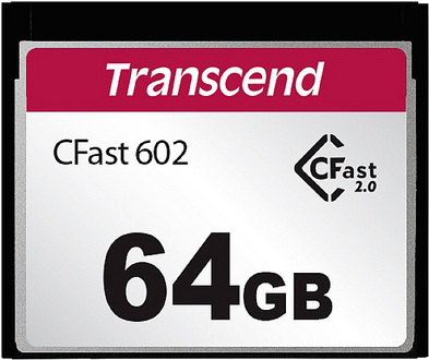 Transcend CFast 2.0 CFX602 - Flash-Speicherkarte - 64 GB - CFast 2.0