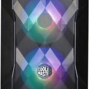 Cooler Master MasterBox TD300 MESH - Tower - micro ATX - Seitenteil mit Fenster (gehärtetes Glas) - keine Spannungsversorgung (ATX) - Schwarz - USB/Audio (TD300-KGNN-S00)