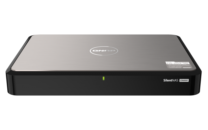 QNAP HS-264 - NAS-Server - 2 Schächte - SATA 6Gb/s - RAID 0, 1, 5, 6, 10, 50, 60 - RAM 8 GB - Gigabit Ethernet / 2.5 Gigabit Ethernet - iSCSI Support