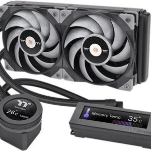 Thermaltake Floe RC Ultra 240 - Flüssigkeitskühlsystem für Prozessor und Speicher - (für: LGA1156, AM2, AM2+, LGA1366, AM3, LGA1155, AM3+, LGA2011, FM1, FM2, LGA1150, LGA2011-3, LGA1151, AM4, LGA2066, LGA1200) - Aluminium - 120 mm