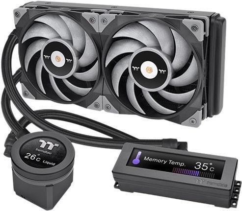 Thermaltake Floe RC Ultra 240 - Flüssigkeitskühlsystem für Prozessor und Speicher - (für: LGA1156, AM2, AM2+, LGA1366, AM3, LGA1155, AM3+, LGA2011, FM1, FM2, LGA1150, LGA2011-3, LGA1151, AM4, LGA2066, LGA1200) - Aluminium - 120 mm