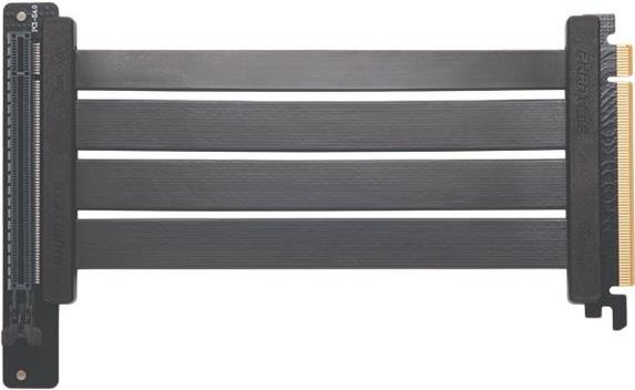 PHANTEKS PCI-E 4.0 x16 Riser Flachband-Kabel, 90 Grad, 22cm - schwarz (PH-CBRS4.0_FL22)