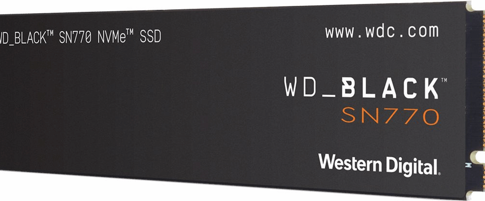 WD WD_BLACK SN770 WDS200T3X0E - SSD - 2TB - intern - M.2 2280 - PCIe 4,0 x4 (NVMe) (WDS200T3X0E)