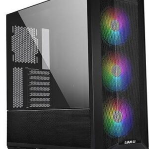 Lian Li LANCOOL II MESH RGB - Midi Tower - PC - Schwarz - Transparent - ATX - EATX - ITX - micro ATX - Netz - Stahl - Gehärtetes Glas - Multi (Lancool II mesh C RGB black)