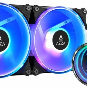 Azza BLIZZARD SP 240 Prozessor All-in-One-Flüssigkeitskühler 24 cm Schwarz (LCAZ-240R-ARGB SP)