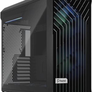 Fractal Design Torrent Compact RGB TG Light Tint - Kompaktgehäuse - Erweitertes ATX - keine Spannungsversorgung (ATX) - Schwarz - USB/Audio (FD-C-TOR1C-02)