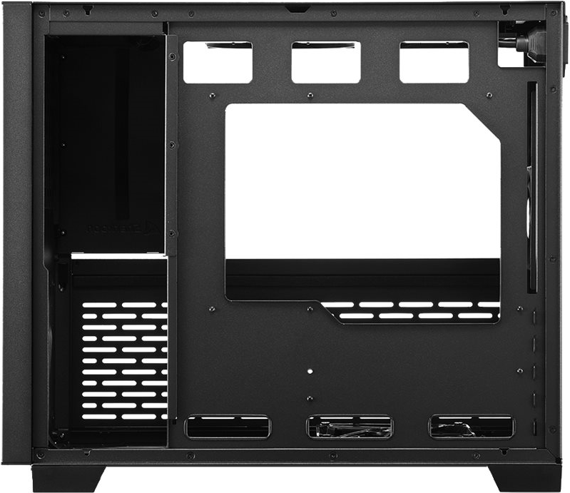 Sharkoon MS-Z1000 - microATX - Seitenteil mit Fenster (gehärtetes Glas) - keine Spannungsversorgung (ATX) - Schwarz - USB/Audio (4044951035090)
