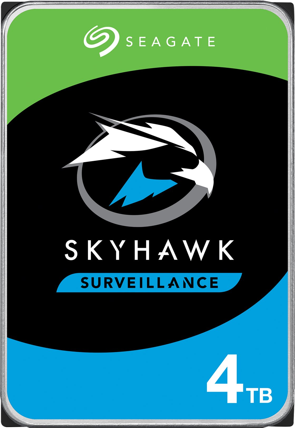 Seagate SkyHawk ST4000VX016 - Festplatte - 4TB - intern - 3.5" (8,9 cm) - SATA 6Gb/s - Puffer: 256MB - mit 3 Jahre Seagate Rescue Datenwiederherstellung (ST4000VX016)