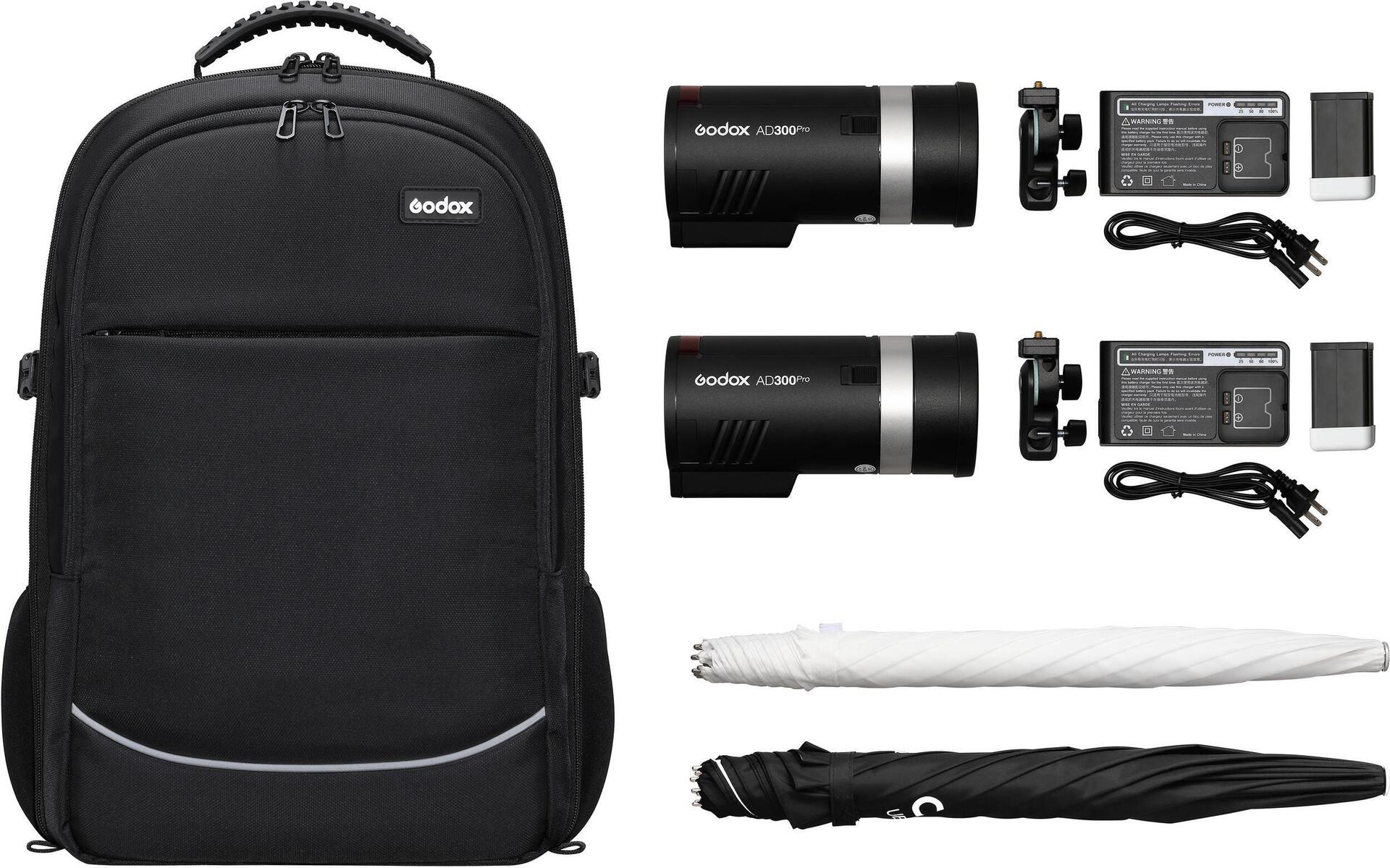 Godox AD300 PRO TTL Kit Camcorder-Blitzlicht Schwarz (AD300Pro KIT)