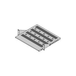 19"-Geräteträger, Stellfläche 430 x 250mm, RAL7035 (26.10.3008)