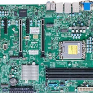Super Micro SUPERMICRO X13SAE-F - Motherboard - ATX - LGA1700-Sockel - W680 Chipsatz - USB 3,2 Gen 1, USB 3,2 Gen 2, USB-C Gen 2x2 - Gigabit LAN, 2,5 Gigabit LAN - Onboard-Grafik - HD Audio - für SC732 D4-903B, D4F-903B (MBD-X13SAE-F-B)