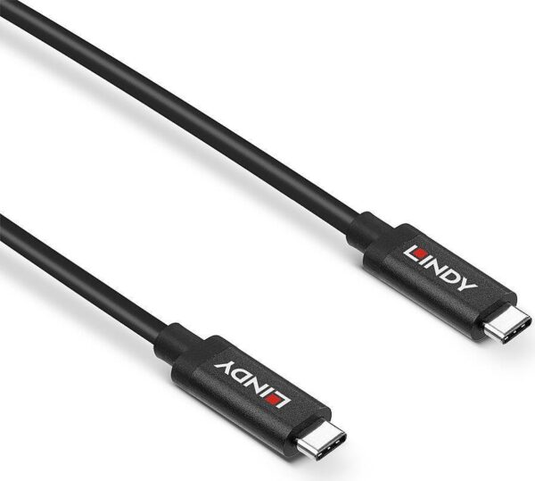 Lindy - USB-Kabel - USB-C (M) bis USB-C (M) - USB 3,1 Gen2 - 3,0m - rund, aktiv, Signalverstärker - Schwarz (43348)
