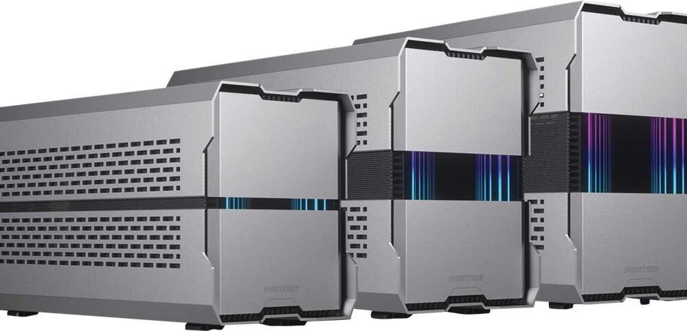Phanteks Evolv Shift XT - Mini Tower - PC - Silber - Mini-ITX - Aluminium - Stahl - Gehärtetes Glas - Gaming (PH-ES121XT_DGS01)