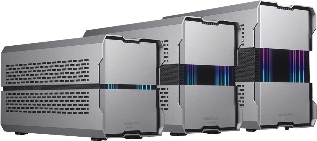 Phanteks Evolv Shift XT - Mini Tower - PC - Silber - Mini-ITX - Aluminium - Stahl - Gehärtetes Glas - Gaming (PH-ES121XT_DGS01)