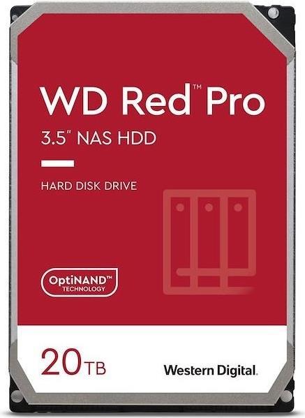 WD Red Pro WD201KFGX - Festplatte - 20TB - intern - 3.5" (8,9 cm) - SATA 6Gb/s - 7200 U/min - Puffer: 512MB (WD201KFGX)