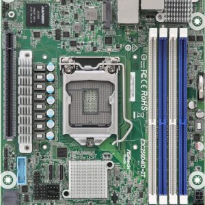 ASRock Rack E3C256D4ID-2T - Motherboard - Deep Mini-IT - LGA1200-Sockel - C256 Chipsatz - USB 3,2 Gen 1 - 2 x 10 Gigabit LAN - Onboard-Grafik (E3C256D4ID-2T)