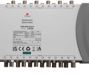 Triax TMS/CKR 9x24 S Satblock-Verteilung 5 Eingänge 24 Ausgänge (318705)