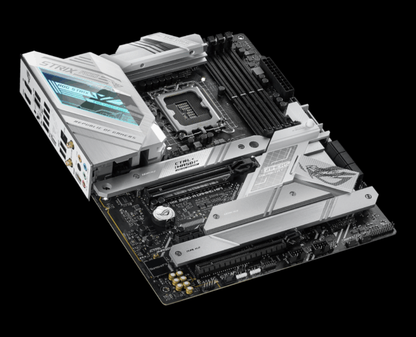 ASUS ROG STRIX Z690-A GAMING WIFI - Motherboard - ATX - LGA1700-Sockel - Z690 Chipsatz - USB-C Gen2, USB 3,2 Gen 1, USB 3,2 Gen 2, USB-C Gen 2x2 - 2,5 Gigabit LAN, Wi-Fi 6, Bluetooth - Onboard-Grafik (CPU erforderlich) - HD Audio (8-Kanal) (90MB1AP0-M0EAY0)
