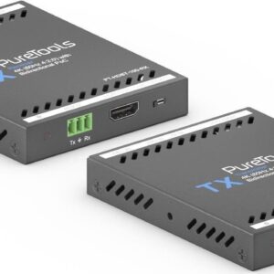 PureLink PureTools 4K HDMI HDBaseT Extender Set - Video-, Audio-, Infrarot- und serielle Erweiterung - RS-232, HDMI, HDBaseT, infrarot - über CAT 5e/6/6a - bis zu 70 m (PT-HDBT-100)