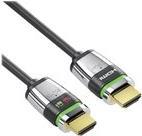 PureLink FiberX Series FX-I355 - Premium Highspeed - HDMI-Kabel mit Ethernet - HDMI männlich zu HDMI männlich - 10,0m - Hybrid Kupfer/Kohlefaser - Schwarz - halogenfrei, rund, Support von 4K 60 Hz (FX-I355-010)