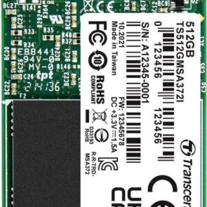 Transcend - SSD - 512 GB - intern - mSATA - SATA 6Gb/s