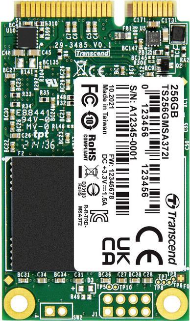 Transcend - SSD - 256 GB - intern - mSATA - SATA 6Gb/s