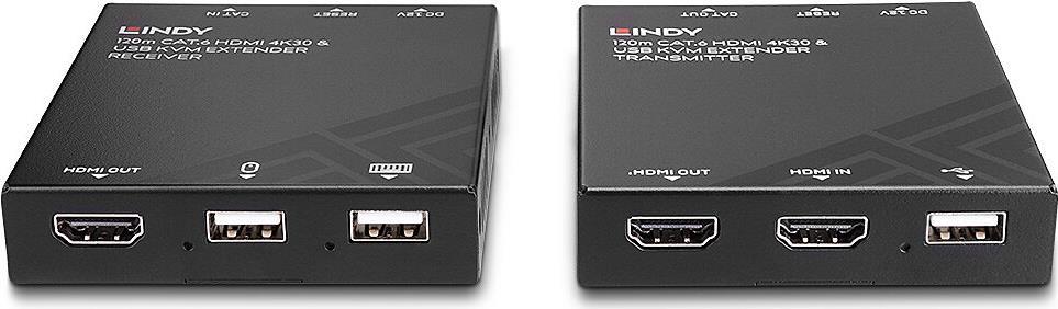 LINDY - Video/Audio/USB-Verlängerungskabel - HDMI - über CAT 6 - bis zu 120 m