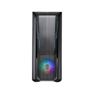 Cooler Master MasterBox 500 - MDT - Erweitertes ATX - Seitenteil mit Fenster (gehärtetes Glas) - keine Spannungsversorgung (ATX) - Schwarz - USB/Audio