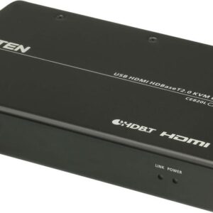 ATEN CE820-ATA-G - Sender und Empfänger - Kabelgebunden - 150 m - Cat5e - Cat6 - Cat6a - 4096 x 2160 Pixel - Schwarz (CE820-ATA-G)