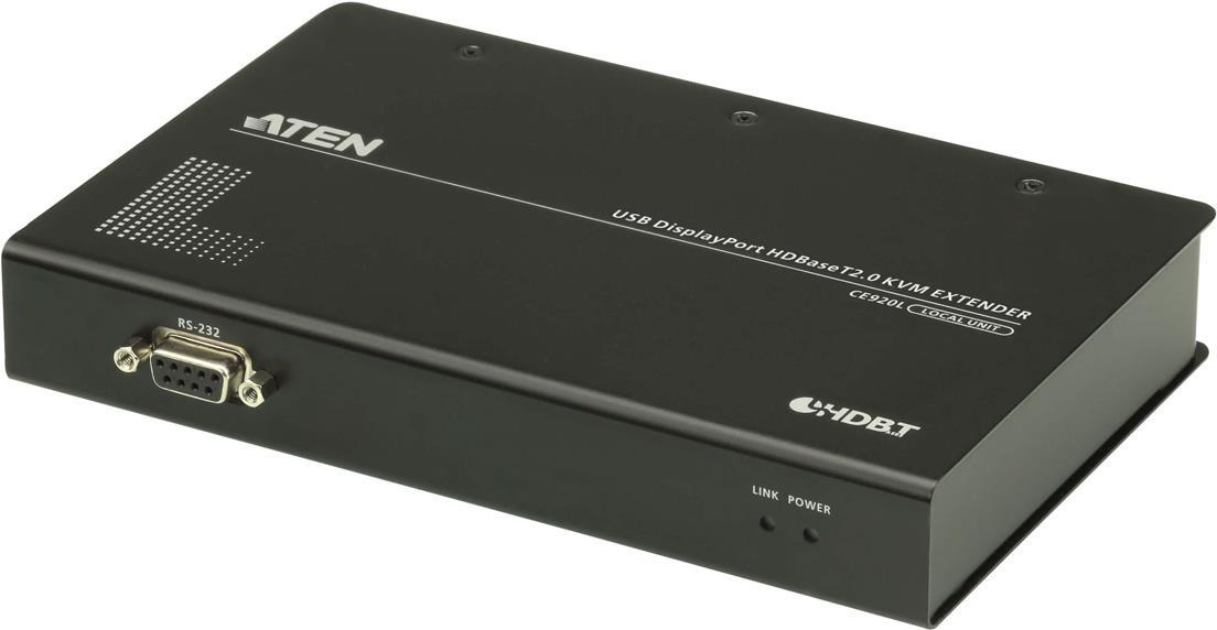 ATEN CE920-ATA-G - Sender und Empfänger - Kabelgebunden - 150 m - Cat5e - Cat6 - Cat6a - 4096 x 2160 Pixel - Schwarz (CE920-ATA-G)