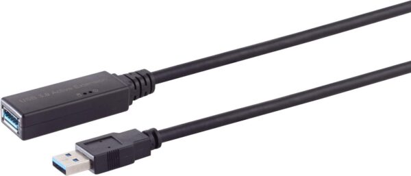 S/CONN maximum connectivity USB-Typ C--Aktive USB-A Verlängerung, USB 3.0, 5Gbps, 20m (13-39095)