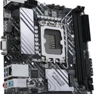ASUS PRIME H610I-PLUS D4-CSM - Motherboard - Mini-ITX - LGA1700-Sockel - H610 Chipsatz - USB 3.2 Gen 1 - Gigabit LAN - Onboard-Grafik (CPU erforderlich) - HD Audio (8-Kanal)