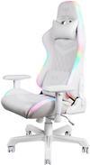 Deltaco GAM-080 Gamingstuhl Kunstleder m. RGB LED weiß (GAM-080-W)