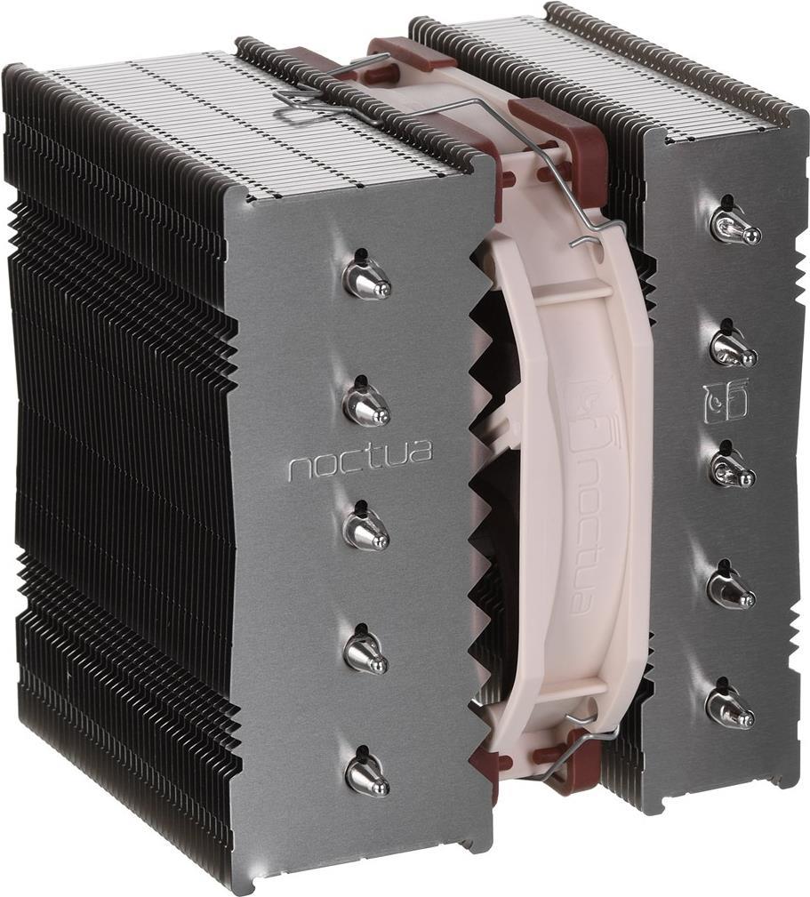 Noctua NH-D12L - Prozessor-Luftkühler - (für: LGA1700, LGA1150, LGA1151, LGA1155, LGA1156, LGA1200, LGA2011, LGA2066, AM4, AM5, LGA2011-3 (Square ILM), LGA2011-0) - Kupfersockel und Kühlrohre mit Aluminiumkühlrippen - 120 mm (NH-D12L)