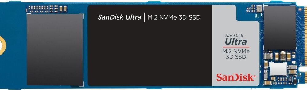 SanDisk Ultra 3D - SSD - 2TB - intern - M.2 2280 - PCIe 3.0 x4 (NVMe) (SDSSDH3N-2T00-G26)