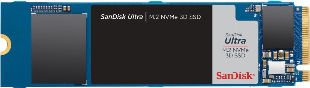 SanDisk Ultra 3D - SSD - 2TB - intern - M.2 2280 - PCIe 3.0 x4 (NVMe) (SDSSDH3N-2T00-G26)