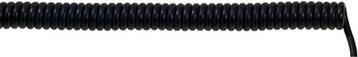 LAPP 73220251 Spiralkabel UNITRONIC® SPIRAL 200 mm / 800 mm 4 x 0.25 mm² Schwarz 5 St. (73220251)