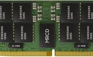 Samsung - DDR5 - Modul - 16GB - DIMM 288-PIN - 4800 MHz / PC5-38400 - registriert (M321R2GA3BB6-CQK)