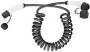 DIGITUS - Stromkabel - Type 2 weiblich zu Type 2 männlich - 7,5m - Spirale, einphasig (DK-1P32-S-075)