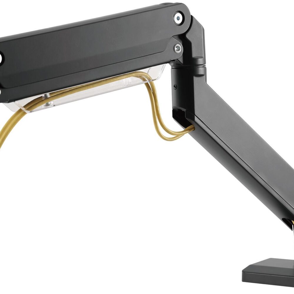 DIGITUS DA-90426 - Befestigungskit (Spannbefestigung für Tisch, Gaszylinder-Monitorarm, quick release mechanism) - Gasfeder - für curved / flat panel - Kunststoff, Aluminium, Stahl - Schwarz - Bildschirmgröße: 38,1-88,9 cm (15"-35") - Schreibtisch (DA-90426)
