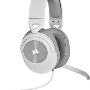 CORSAIR Gaming HS55 SURROUND - Headset - ohrumschließend - kabelgebunden - 3,5 mm Stecker - weiß (CA-9011266-EU)