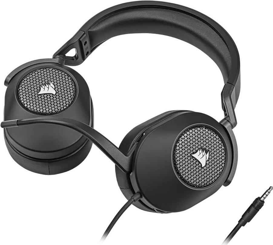 CORSAIR Gaming HS65 SURROUND - Headset - ohrumschließend - kabelgebunden - 3,5 mm Stecker - Kohle (CA-9011270-EU)