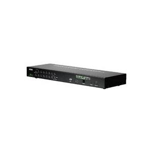 ATEN KVM on the NET CS1716i - KVM-Switch - PS/2, USB - 16 Anschlüsse - 1 lokaler Benutzer - 32 IP-Benutzer - 1U - extern - stapelbar (CS1716i)