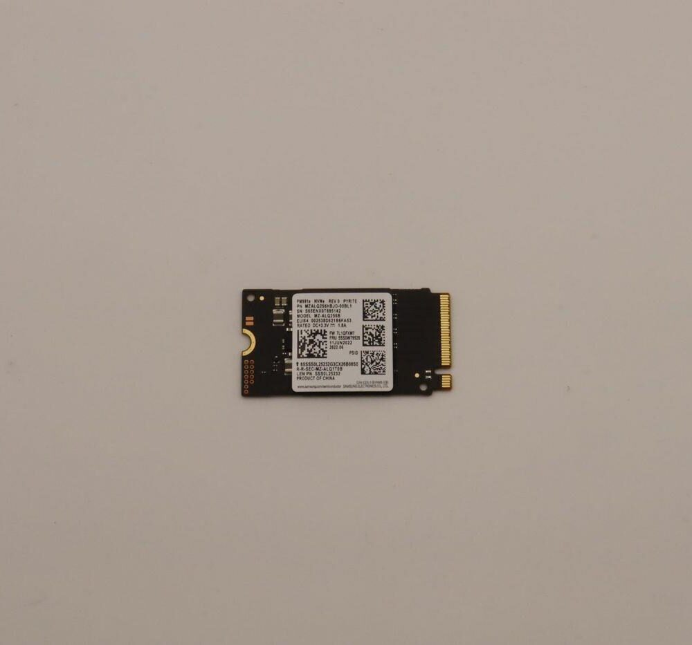 Lenovo SSDASM 256GM.22242PCIe3x4SAMSTD (5SS0W79528)