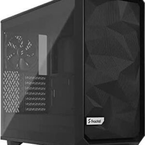 Fractal Design Meshify 2 Lite - Tower - Erweitertes ATX - Seitenteil mit Fenster (gehärtetes Glas) - keine Spannungsversorgung (ATX) - black TG light tint - USB/Audio (FD-C-MEL2A-03)