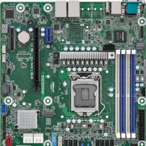 ASRock Rack E3C252D4U - Motherboard - micro ATX - LGA1200-Sockel - C252 Chipsatz - USB 3.2 Gen 1 - 2 x Gigabit LAN - Onboard-Grafik